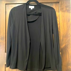 Veronica M blazer with ruched sleeves